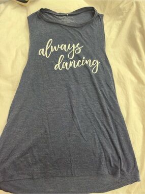BCBGeneration Blue 'Always Dancing' Sleeveless Tank